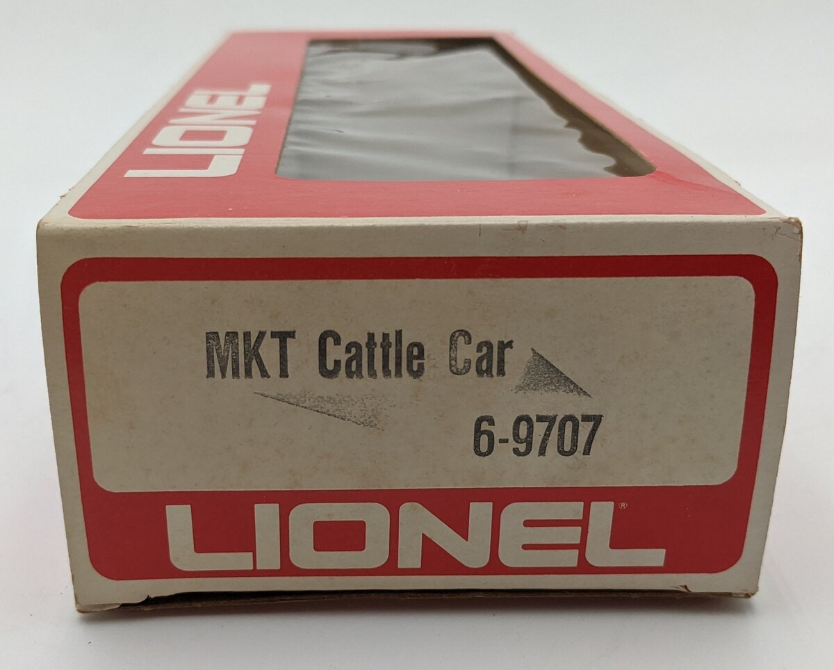 Lionel 6-9707 O Gauge Missouri, Kansas and Texas Cattle Car VG/Box