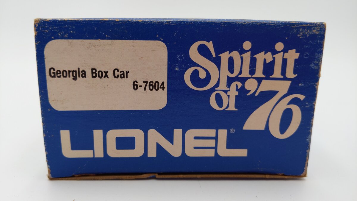 Lionel 6-7604 O Gauge State of Georgia Boxcar #7604 EX/Box