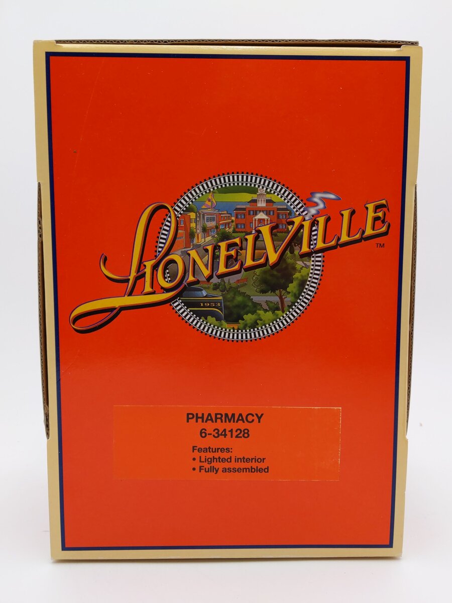 Lionel 6-34128 O Assembled Pharmacy Building EX/Box