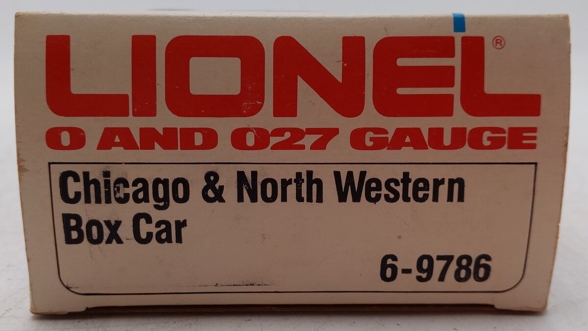 Lionel 6-9786 O Gauge Chicago & North Western Boxcar #9786 EX/Box