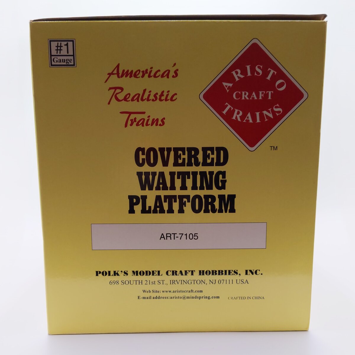 Aristo-Craft 7105 G Scale #1 Covered Waiting Platform LN/Box