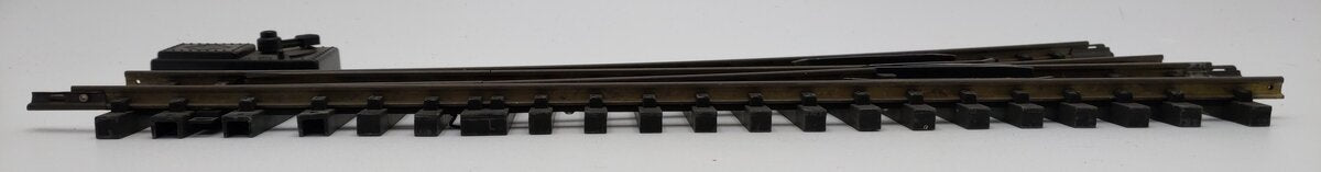 Aristo-Craft 30380 G Brass Left Hand 10' Wide Radius Manual Switch Turnout VG