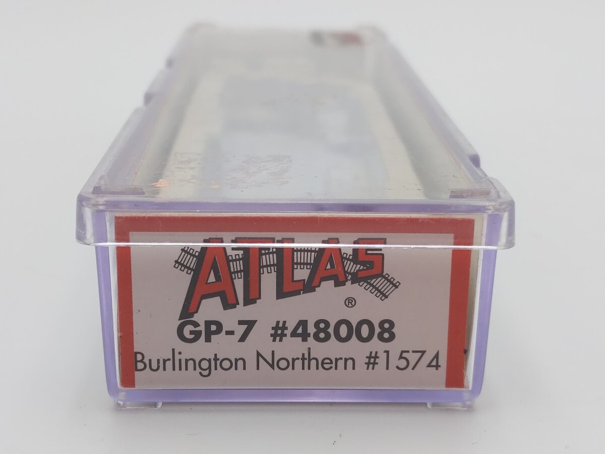 Atlas 48008 N Scale Burlington Northern GP-7 Diesel Locomotive #1574 LN/Box