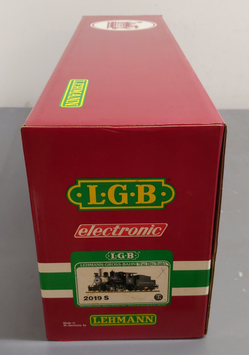 LGB 2019S G Scale Colorado & Southern Mogul Steam Locomotive & Tender #6 EX/Box