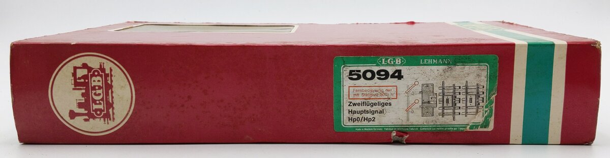 LGB 5094 G Scale Home Stop Signal with 2 Arms VG/Box