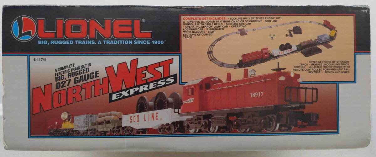 Lionel 6-11741 O SOO Line Northwest Express O Gauge Diesel Train Set EX/Box
