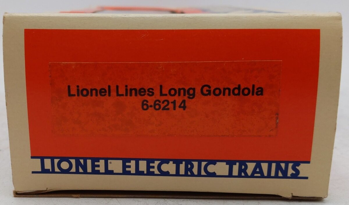 Lionel 6-6214 O Gauge Lionel Lines Gondola w/Canisters EX/Box