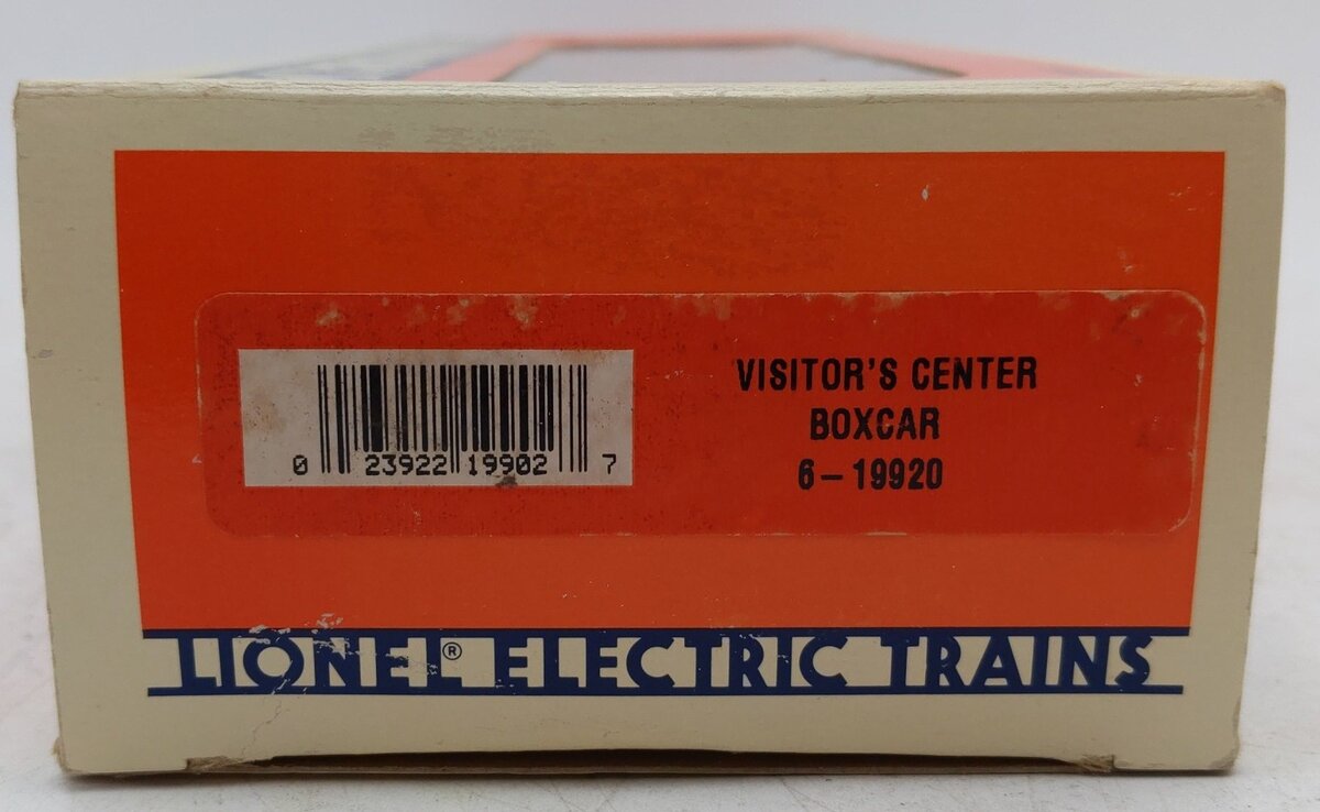 Lionel 6-19920 O Gauge Lionel Visitors Center Boxcar EX/Box