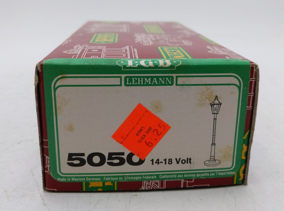 LGB 5050 G Scale Nostalgic Street Lantern Post 14 - 18 Volt EX/Box
