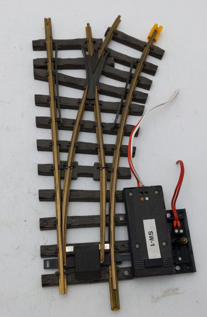LGB 1205 G Scale 30° Right Hand Electric Switch Turnout EX/Box