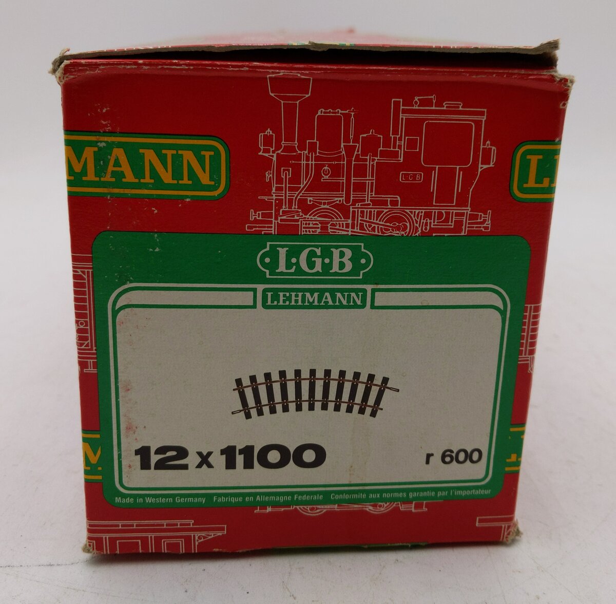 LGB 1100 G Scale 30 Degree Curved Track Sections (12) EX/Box