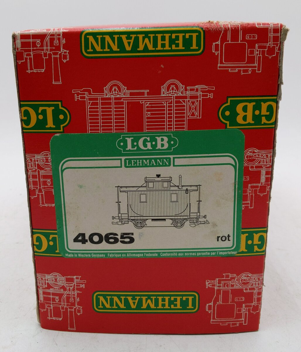LGB G Scale "The Florsheim Shoe" Caboose EX/Box