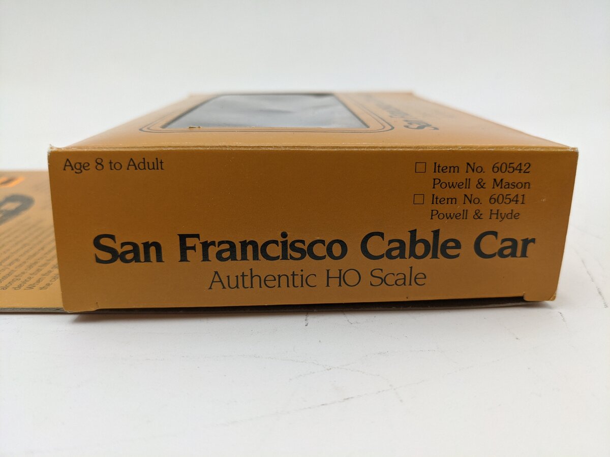 Bachmann 60541 HO San Francisco Powell & Mason Cable Car # 11 EX/Box