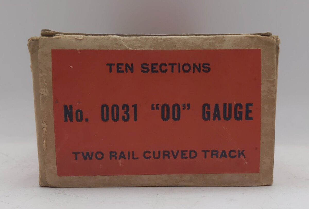 Lionel 0031 OO Gauge 24" Radius Curved Track Sections (11) EX/Box