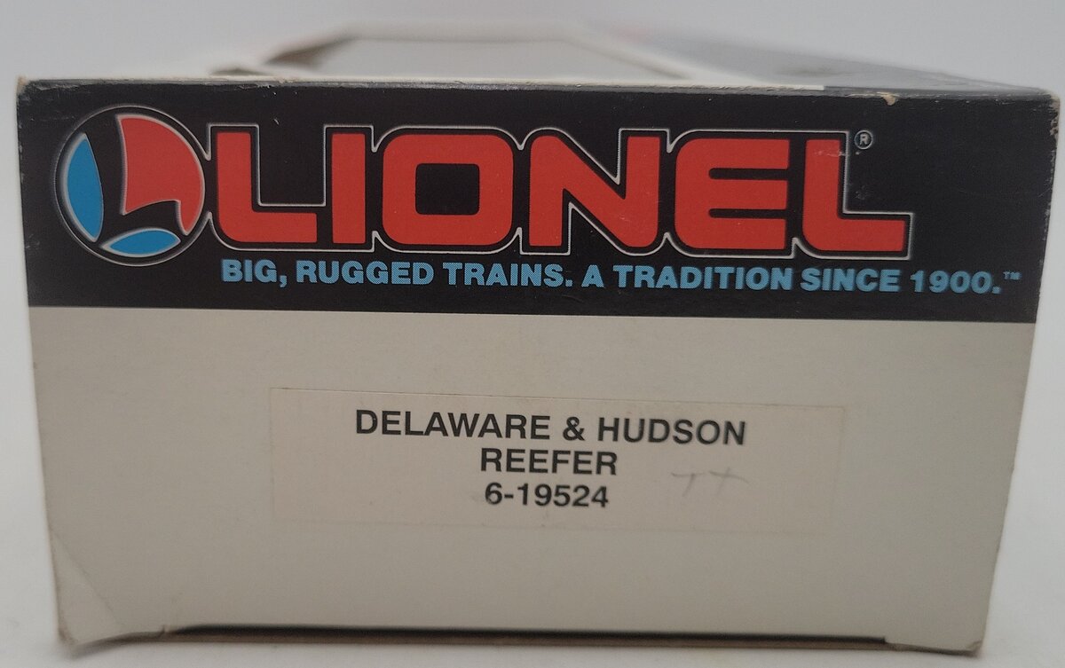 Lionel 6-19524 O Gauge Delaware & Hudson Refrigerator Car #19524 EX/Box