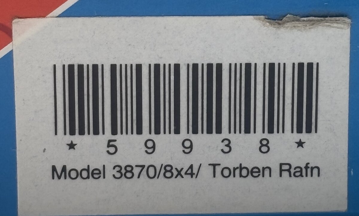 Tekno 3870 1:50 Torben Rafn Volvo FH12 Lowloader LN/Box