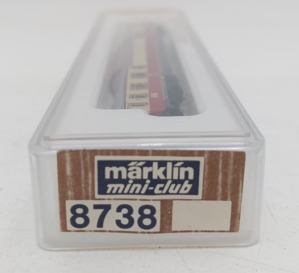 Marklin 8738 Z Scale Deutsche Bundesbahn Tee 1st Class Vista Dome Passenger Car EX/Box