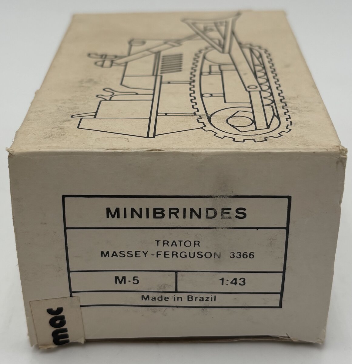 Minibrindes 1:43 Trator Massey-Ferguson M-5 3366 Bulldozer EX/Box