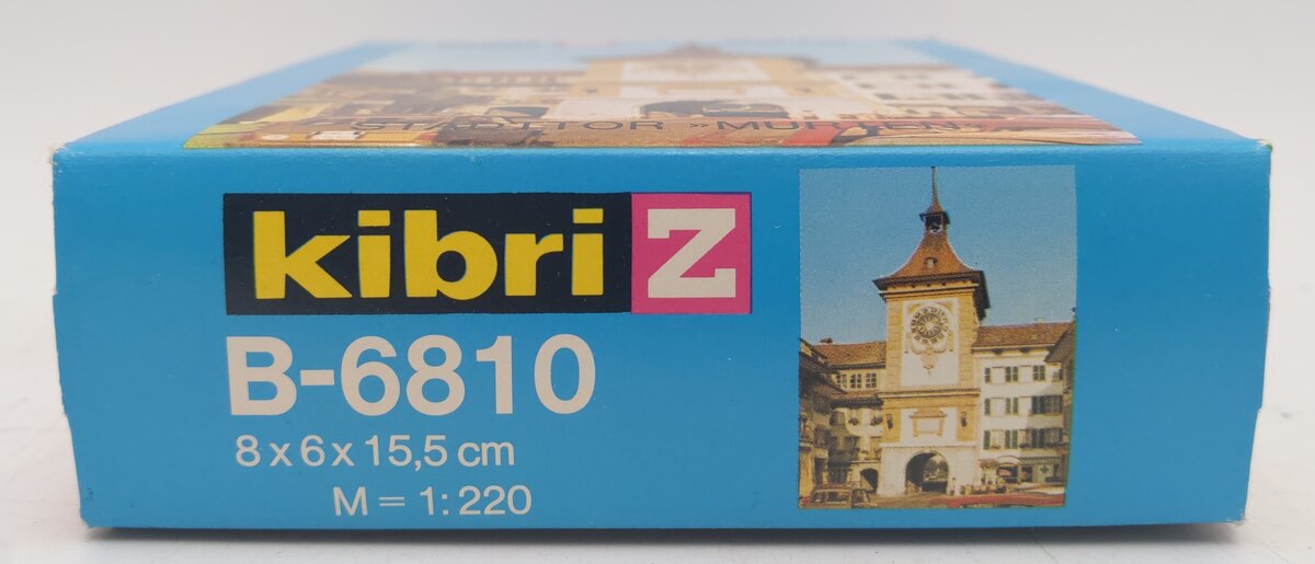 Kibri B-6810 Z Scale "Stadttor Murten" City Gate Building Kit EX/Box