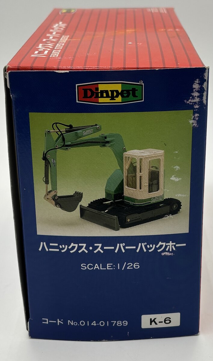 Yonezawa Toys 014-01789 1:26 Hanix S&B550 Super Backhoe LN/Box