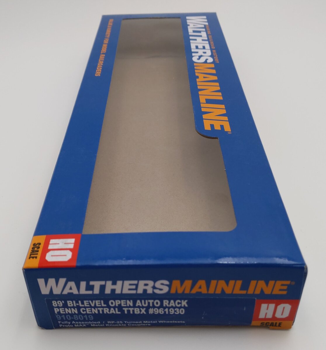 Walthers 910-8019 HO Penn Central Bi-Level Open Rack Auto Car #961930 LN/Box