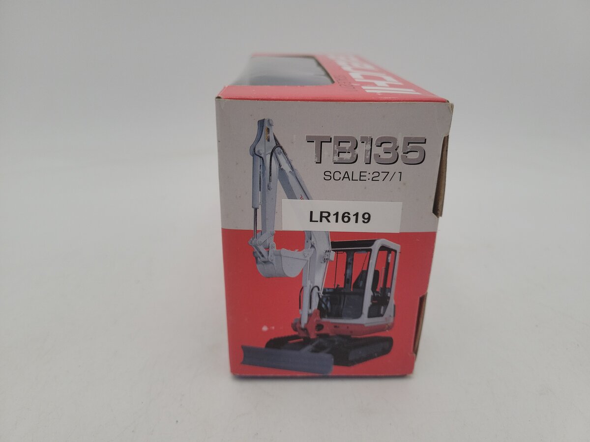 Takeuchi TB135 1:27 Scale Excavator w/Hydraulic Compactor Attachment EX/Box