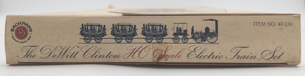 Bachmann 40-130 HO Gauge Dewitt Clinton Steam Train Set EX/Box