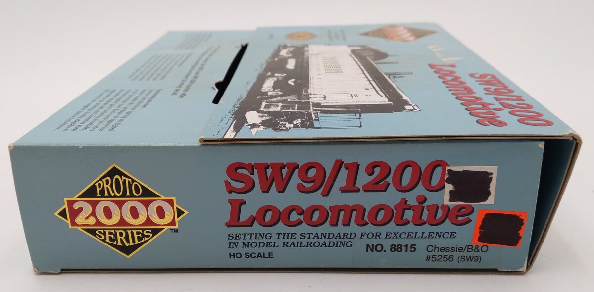 Proto 2000 8815 HO B&O Chessie SW9/1200 Diesel Locomotive #5256 EX/Box