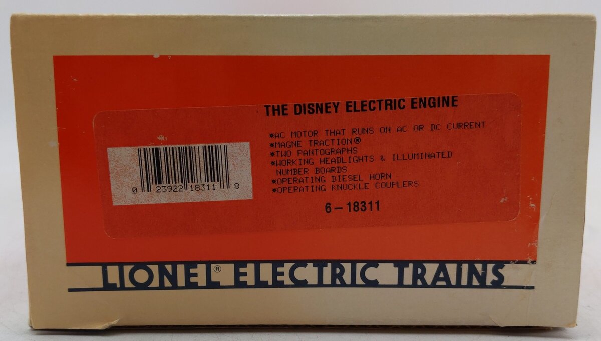 Lionel 6-18311 O Gauge Disney Mickey Mouse EP-5 Electric Locomotive #8311 EX/Box