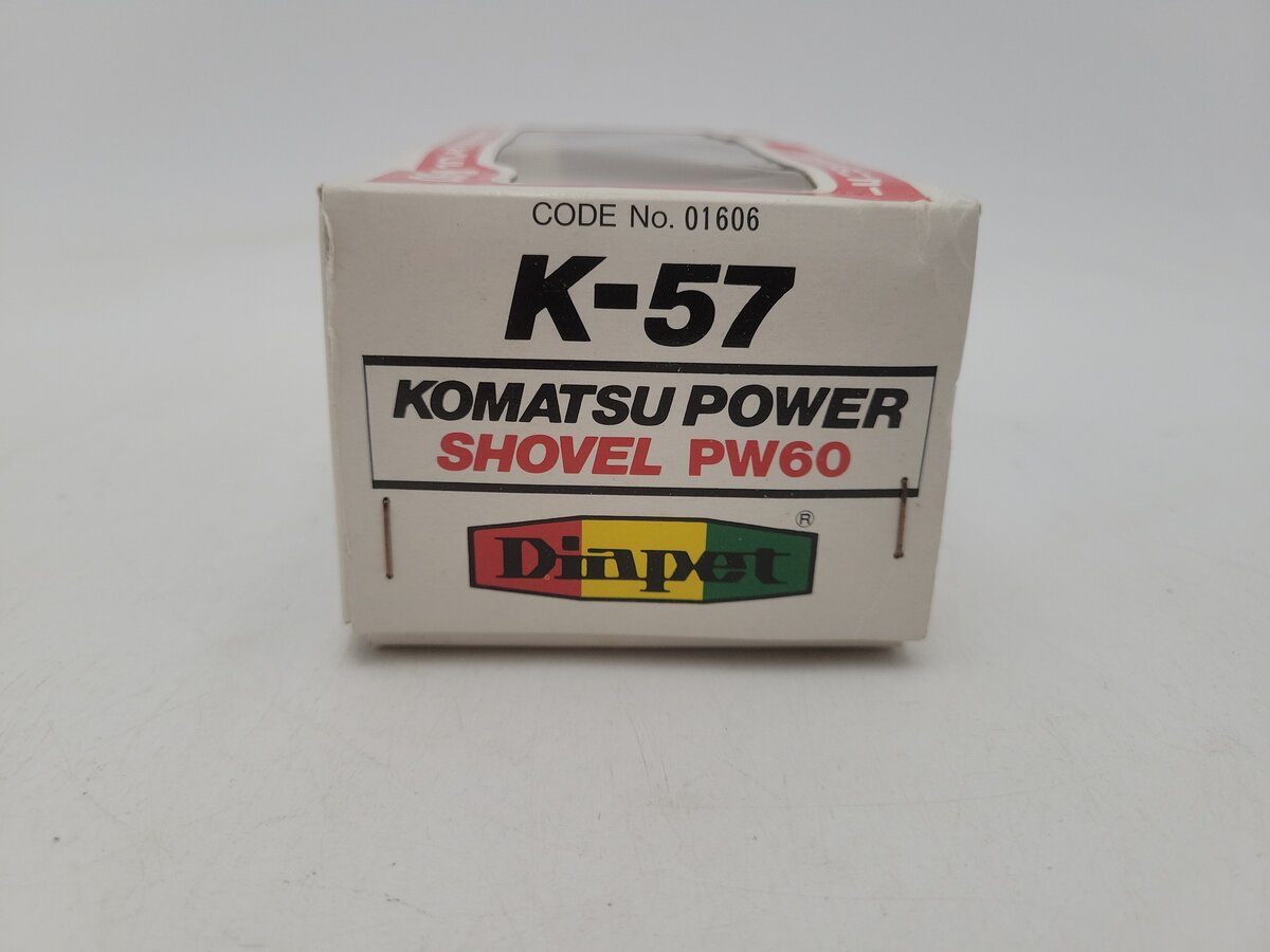 Yonezawa Toys 011-01606 1/40 Scale Diecast Diapet Komatsu PW60 Wheel Excavator EX/Box