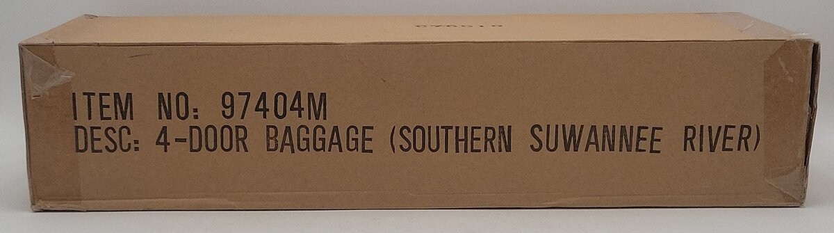 Bachmann 97404 Southern Suwanee Baggage Car - Metal Wheels EX/Box