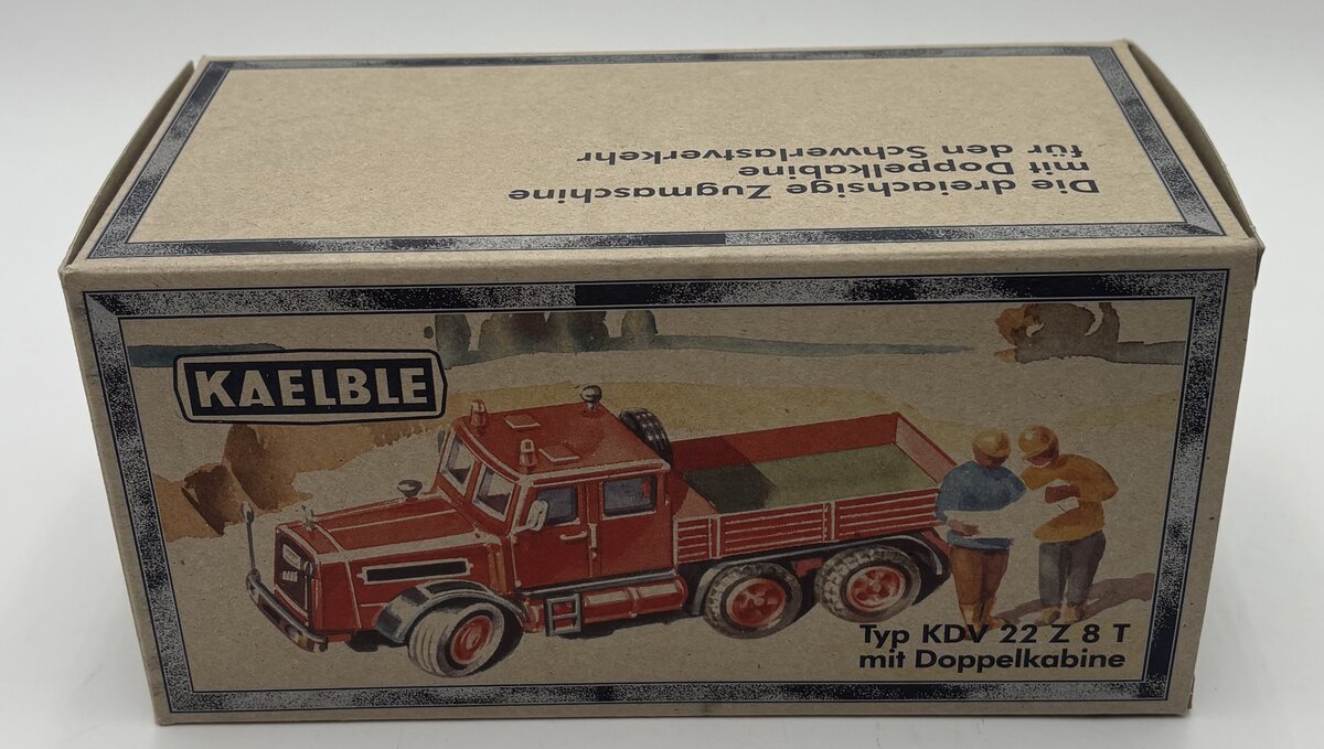 NZG 487 1:50 Kaelble Typ KDV 22 Z8T w/Double Cab LN/Box