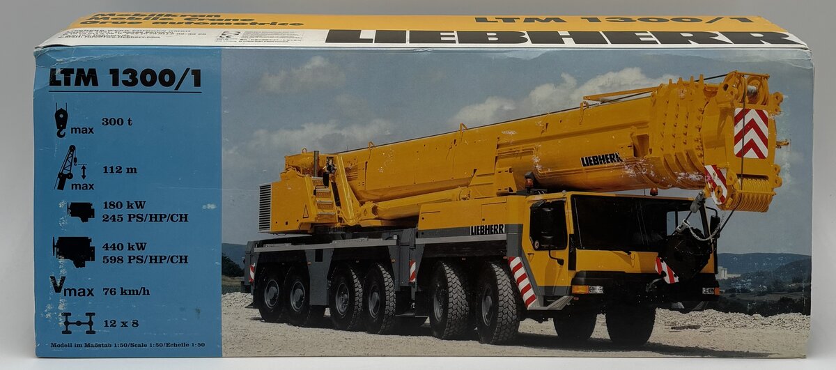 Conrad 2097/0 1:50 Liebherr LTM 1300/1 Mobile Crane EX/Box