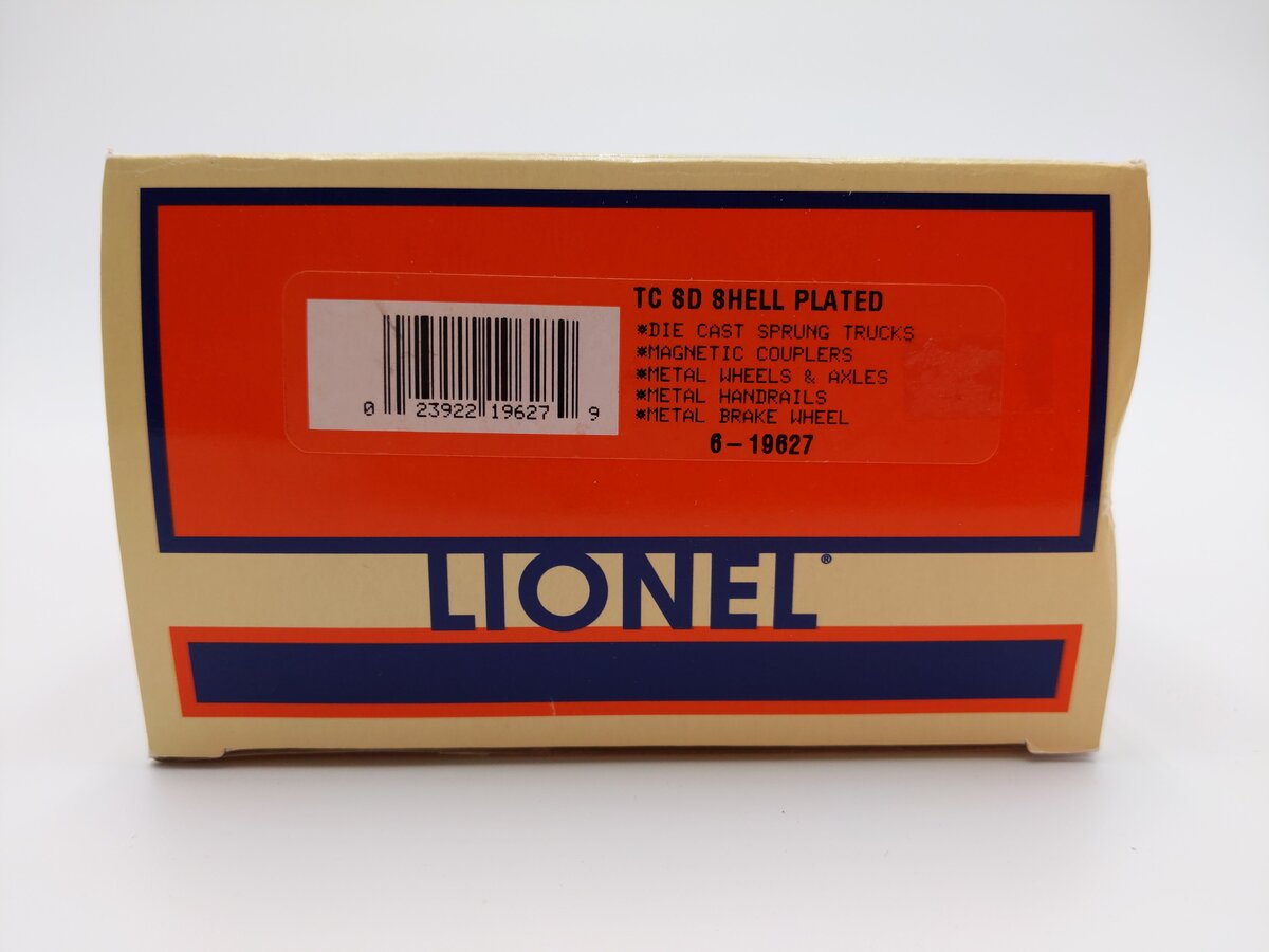 Lionel 6-19627 O Gauge Shell Single Dome Chrome Plated Tank Car #1227 EX/Box