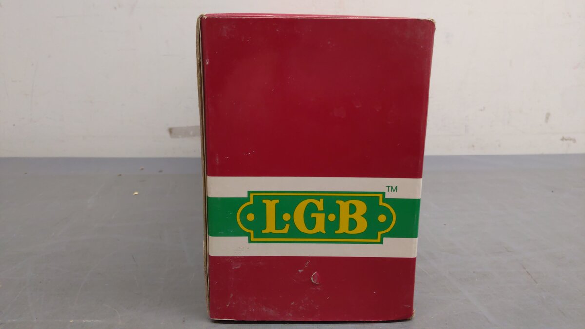LGB 4076-X01 G Scale Peabody 2-Bay Hopper Car w/Coal Load EX/Box