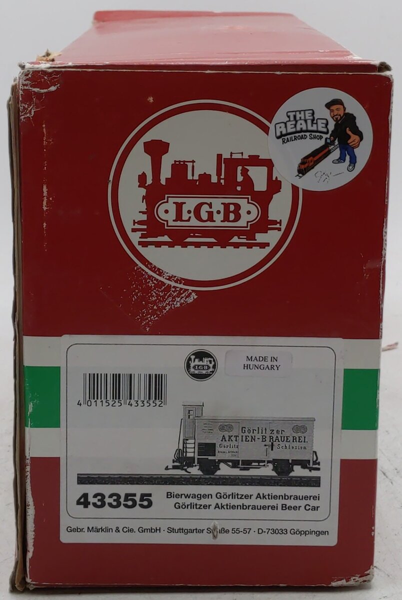 LGB 43355 G Scale Gorlitzer Beer Car