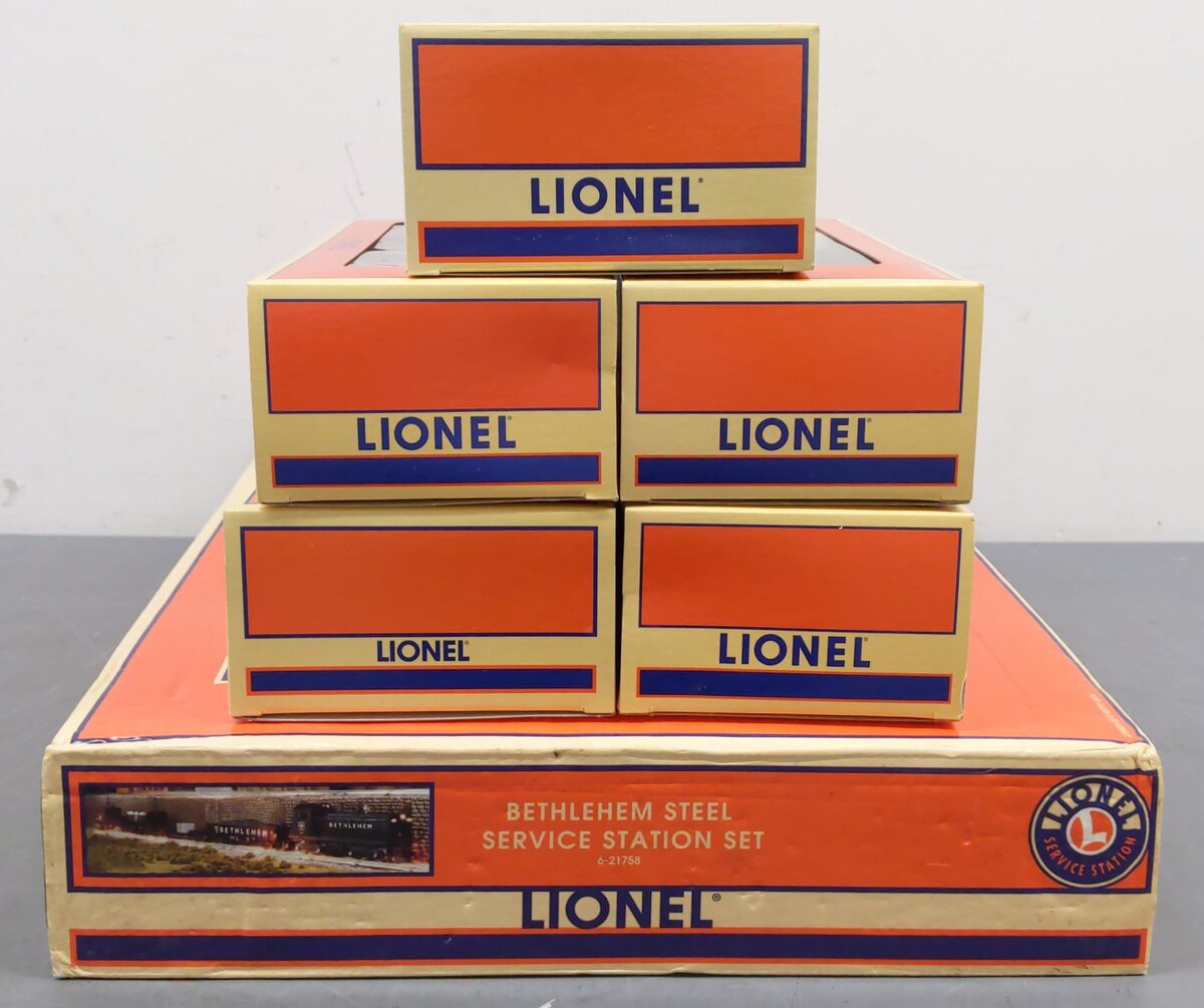 Lionel 6-21758 O Gauge Bethlehem Steel Service Station Diesel Train Set LN/Box