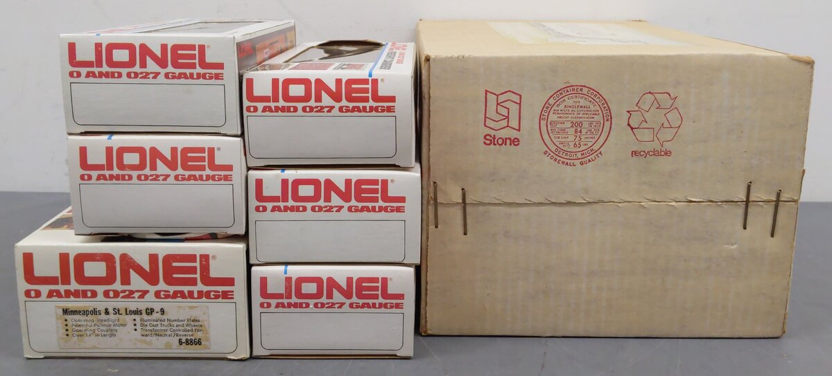 Lionel 6-1868 O Gauge Minneapolis & St. Louis Service Station Train Set LN/Box