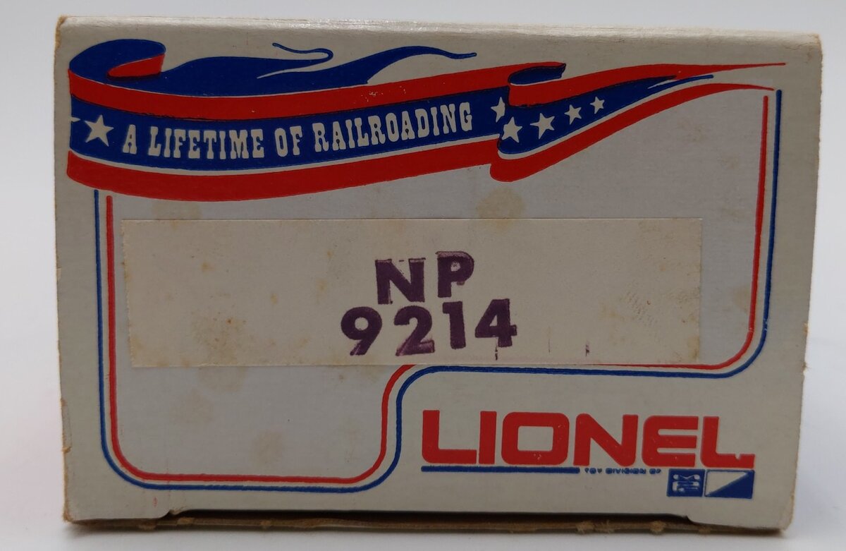Lionel 6-9214 O Gauge Northern Pacific Boxcar #9214 LN/Box