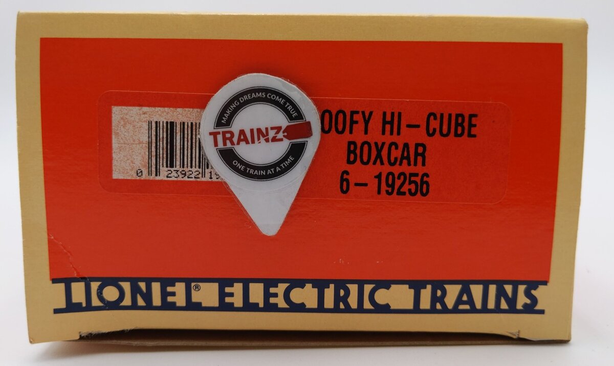 Lionel 6-19256 O Gauge Disney Goofy Hi-Cube Boxcar LN/Box