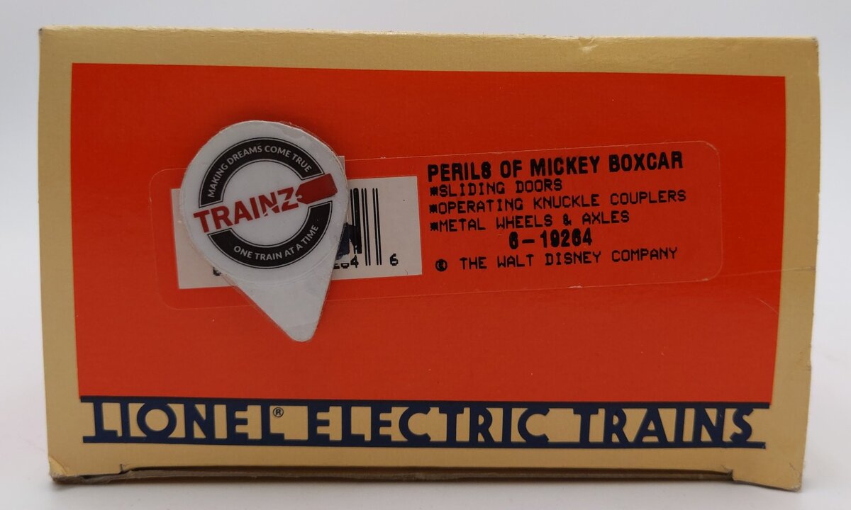 Lionel 6-19264 O Gauge Perils of Mickey Boxcar LN/Box