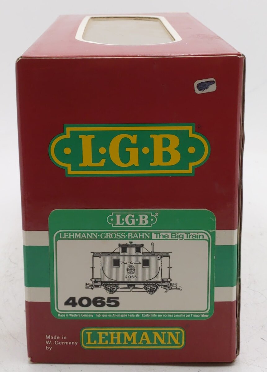 LGB 4065 G Scale Rio Grande Center Cupola Caboose EX/Box