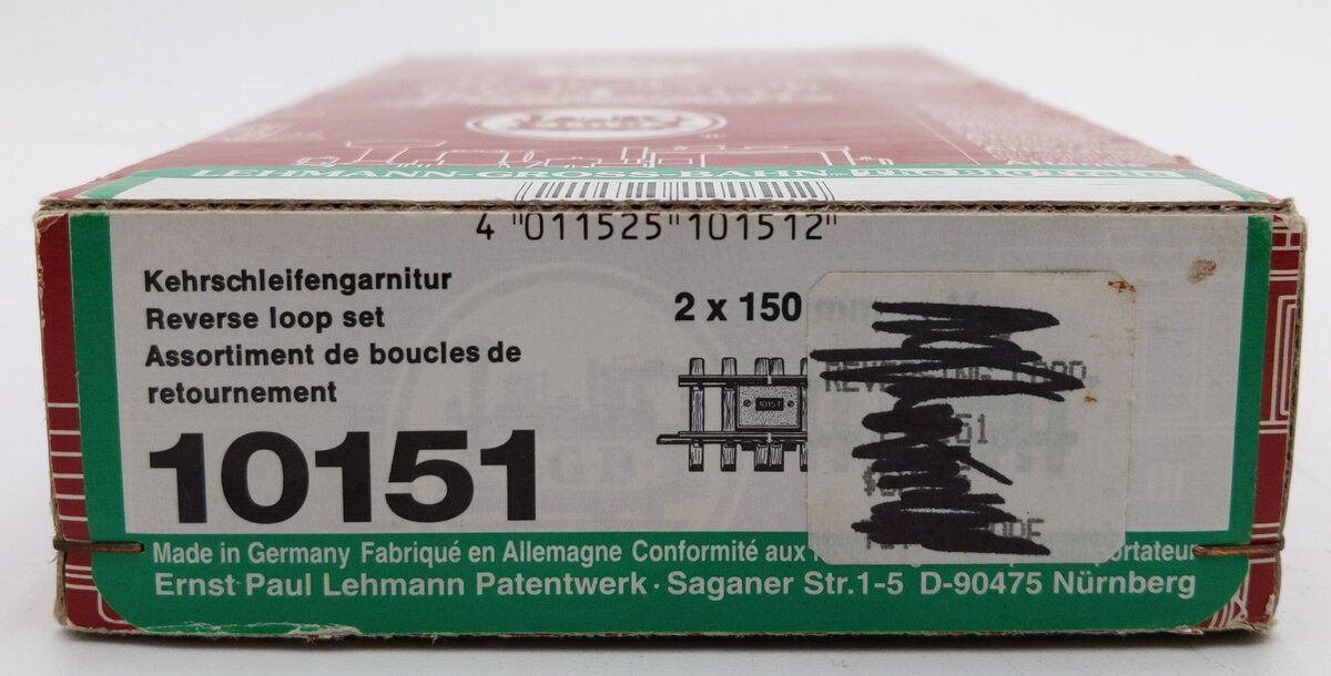 LGB 10151 G Scale Reverse Loop Track Set EX/Box