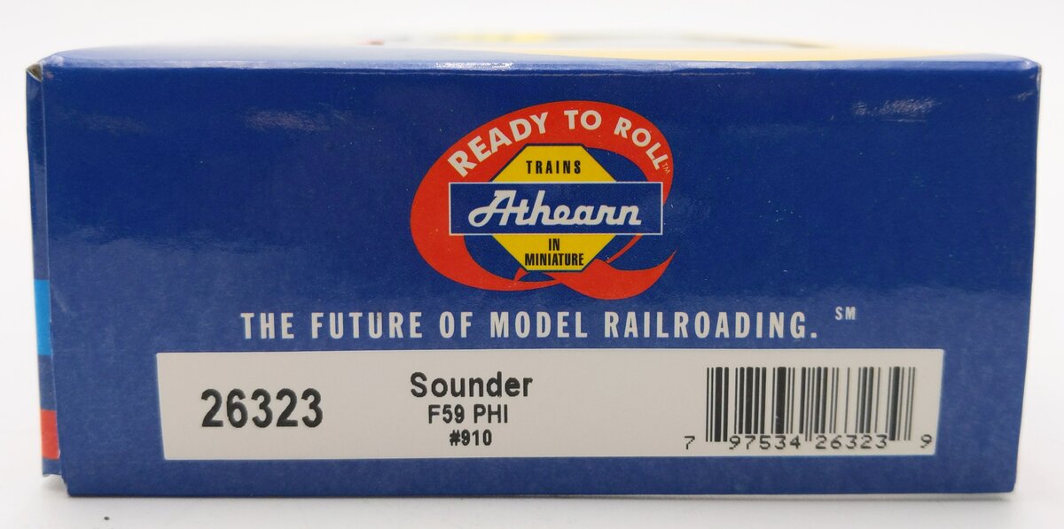Athearn 26323 HO Scale Sounder F59 PHI Diesel Locomotive #910 LN/Box