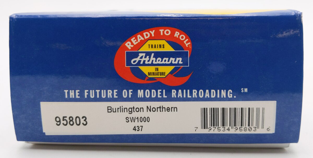 Athearn 95803 HO Scale Burlington Northern SW1000 Diesel Locomotive #437 MT/Box
