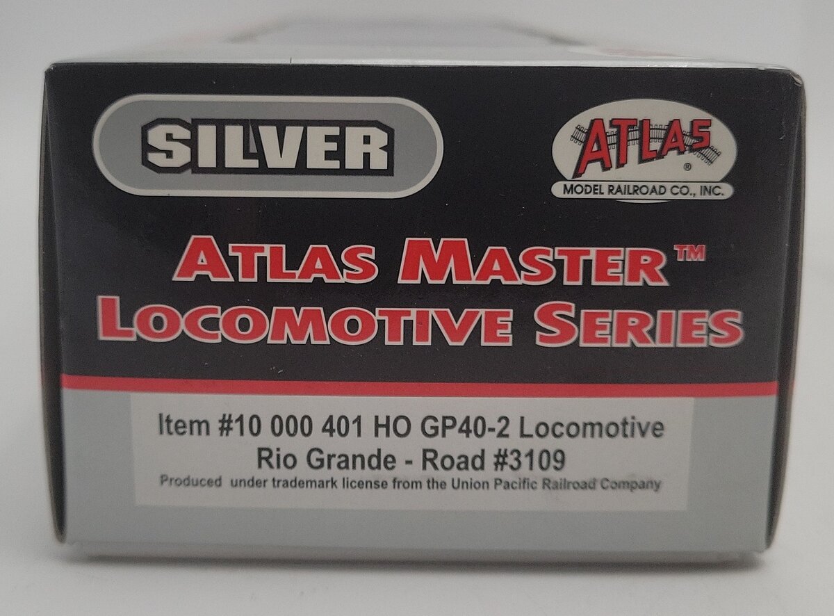 Atlas 10000401 HO Rio Grande GP40-2 Diesel Locomotive #3109 LN/Box