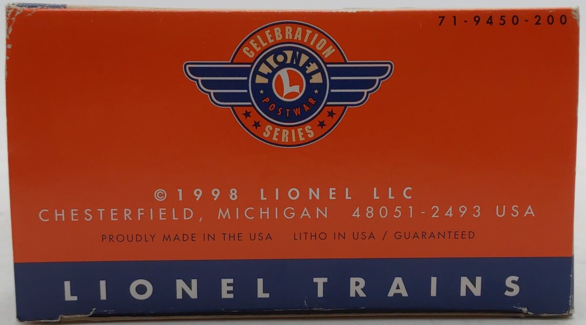 Lionel 6-19451 O Gauge PWC Lionel Wheel Car #6262 LN/Box