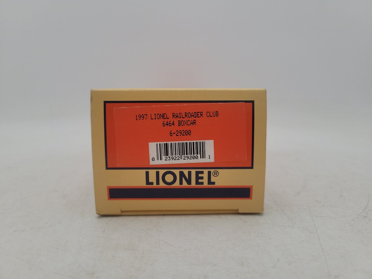 Lionel 6-29200 O Gauge Lionel Railroad Club Boxcar #9700 VG/Box