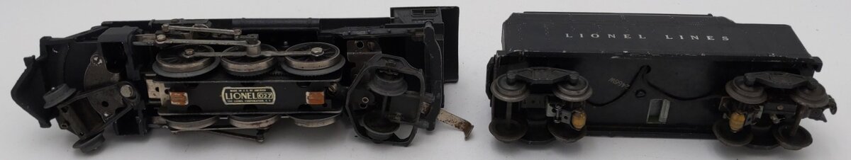 Lionel 1666 Vintage O 2-6-2 Diecast Steam Locomotive & Tender