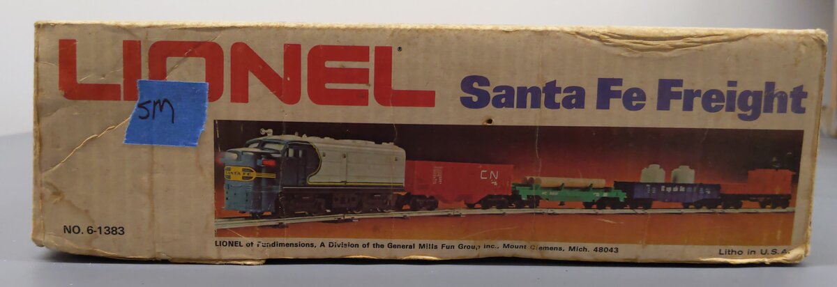 Lionel 6-1383 Santa Fe Freight Set/Box